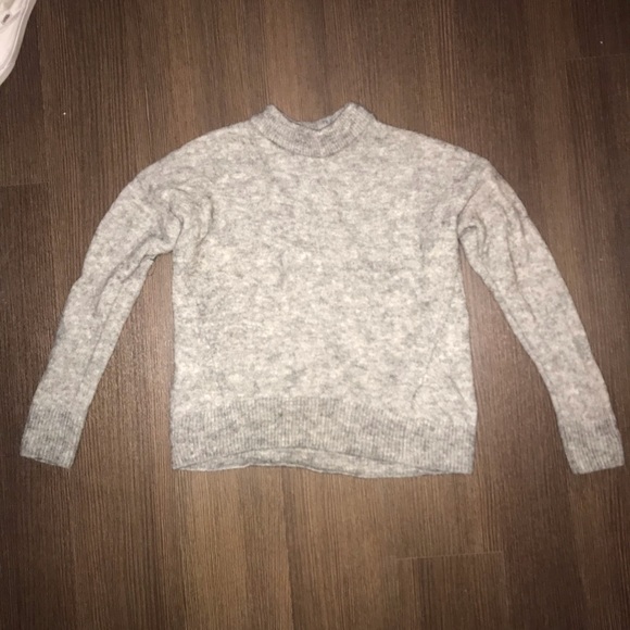 Light gray night neck sweater - Picture 1 of 1